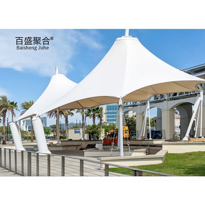 Sun Shade Tensile Membrane Architecture 400/350N/5CM Sức mạnh rách