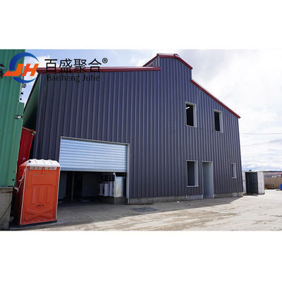 Q355 Q235B Xây dựng thép tiền chế Kho báu kim loại Xưởng máy móc Hangar Hall Tự lưu trữ