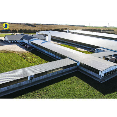 Solid H-shaped Steel Beam Prefabricated Metal Warehouse Hangar cho nhà kho vườn / nhà dụng cụ