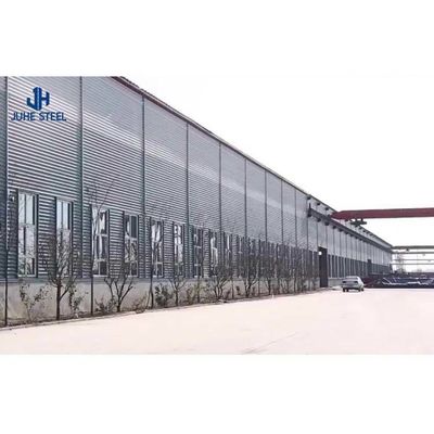 Solid H-shaped Steel Beam Prefabricated Metal Warehouse Hangar cho nhà kho vườn / nhà dụng cụ