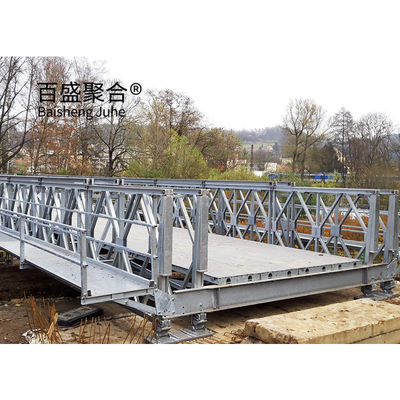 Cây cầu dành cho người đi bộ bằng kim loại Cây cầu dành cho người đi bộ bằng thép cho làn đường đơn chiều rộng 4,2m