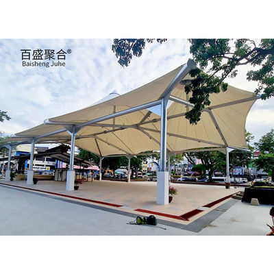 Vải 11150g cấu trúc bóng màng kéo với cấu trúc carbon khung thép