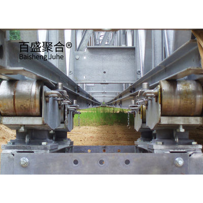 Cây cầu dành cho người đi bộ bằng kim loại Cây cầu dành cho người đi bộ bằng thép cho làn đường đơn chiều rộng 4,2m