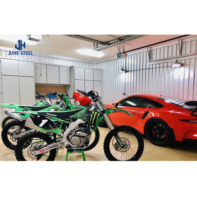 Phòng garage cấu trúc thép theo phong cách tùy chỉnh với cửa sổ sơn tiêu chuẩn ASTM