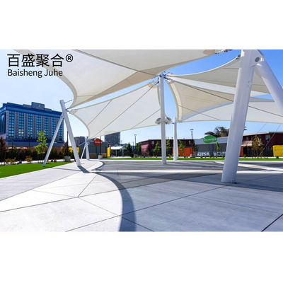 PTFE Vải kiến trúc Lều bóng nhà chứa cấu trúc màng kéo cho cảnh quan