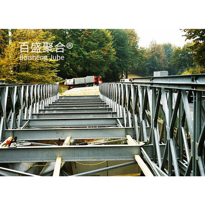 Cây dựng nhanh Truss Bailey Bridge với độ khoan dung ± 1% và Q355/Grade 350/ASTM A992
