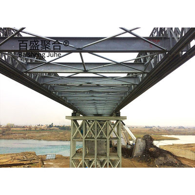 Cây dựng nhanh Truss Bailey Bridge với độ khoan dung ± 1% và Q355/Grade 350/ASTM A992