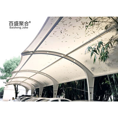 Khu vườn ngoài trời tùy chỉnh Cấu trúc thép bãi đậu xe nhà để xe với thiết kế hiện đại