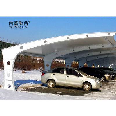 Đỗ xe nhỏ Thép kẽm khung nhà kho với bột trắng phủ bảo vệ