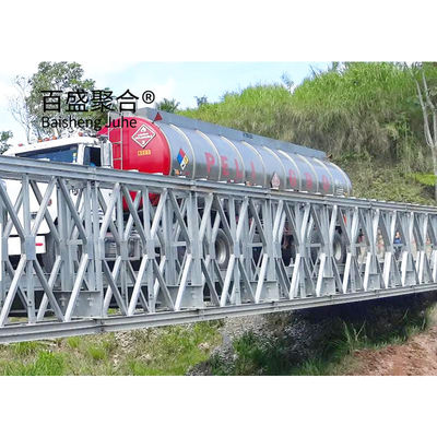 Cây cầu cấu trúc thép bảng galvanized Q355 / Grade 350 / ASTM A992 Cây cầu thép di động