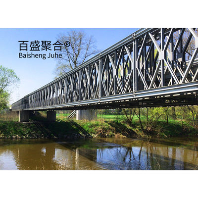 Cây cầu cấu trúc thép bảng galvanized Q355 / Grade 350 / ASTM A992 Cây cầu thép di động