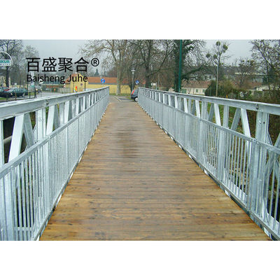 Cây cầu cấu trúc thép bảng galvanized Q355 / Grade 350 / ASTM A992 Cây cầu thép di động