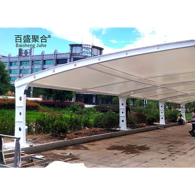 Thép có thể tùy chỉnh ống nhà để xe Prefab Metal Carport Building theo yêu cầu của khách hàng