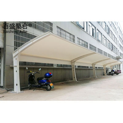 Vải màng chống nước Xe kéo Xe đỗ xe Shades Workshop Cấu trúc thép OEM ODM