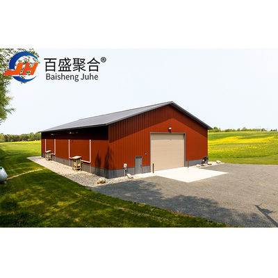 Tòa nhà siêu thị khung không gian nhẹ và bền với cấu trúc thép tiền chế
