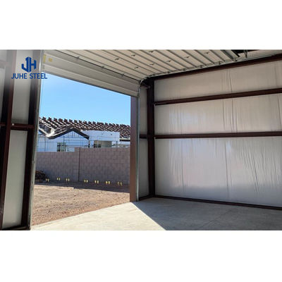Nhanh chóng xây dựng sandwich panel mái nhà xe hơi di động nhà để xe với Solid H-shaped thép Beam