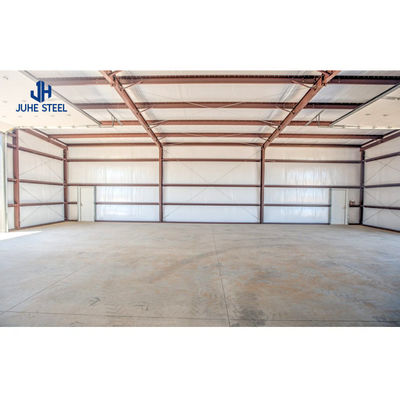 Nhanh chóng xây dựng sandwich panel mái nhà xe hơi di động nhà để xe với Solid H-shaped thép Beam