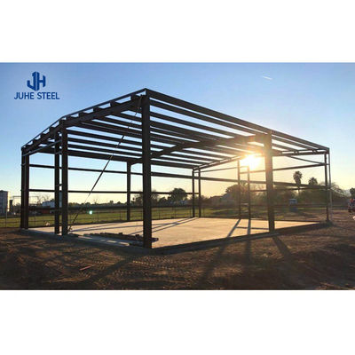 Nhanh chóng xây dựng sandwich panel mái nhà xe hơi di động nhà để xe với Solid H-shaped thép Beam