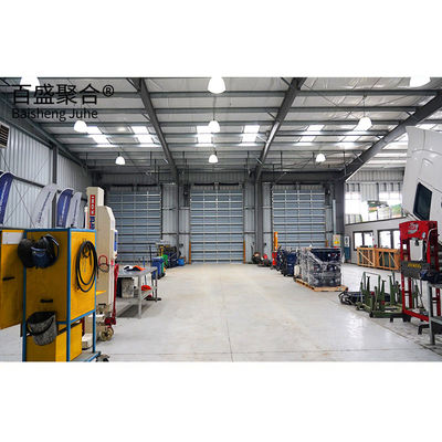 Thiết bị bảo trì kim loại 24x24 Tòa nhà kim loại Cổng xe AiSi tiêu chuẩn