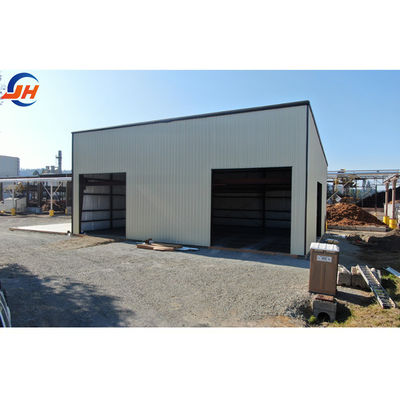 Galvanized Lattice Column Prefabricated Warehouse Metal Shed Kit cho cấu trúc thép