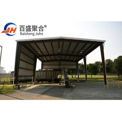 Thép carbon thấp Prefabricated Modular Steel Frame Cấu trúc Xây dựng