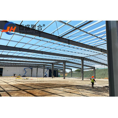 Thép carbon thấp Prefabricated Modular Steel Frame Cấu trúc Xây dựng