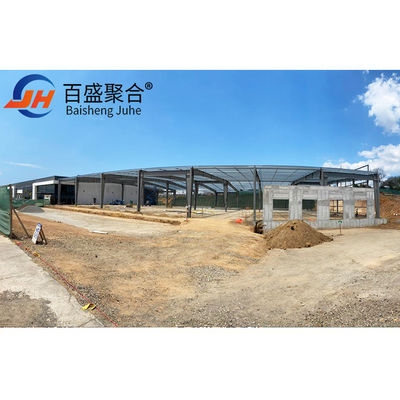 Thép carbon thấp Prefabricated Modular Steel Frame Cấu trúc Xây dựng