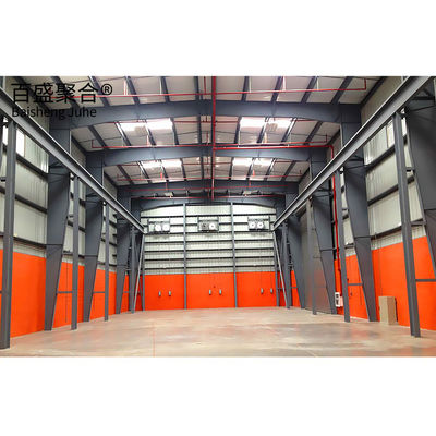 Q235 Q355 Cấu trúc thép hàn tiền chế Hangar cho xây dựng kho công nghiệp